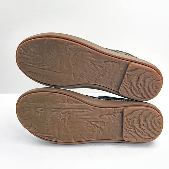 L'Artiste Libbi Leopard Womens 10 EU 41 Print Leather Calf Hair Cap Toe Sneakers - Picture 4 of 11